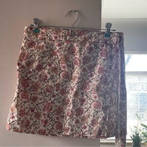 Vintage Bee Pink Wrap Mini Skirt Cottafe core